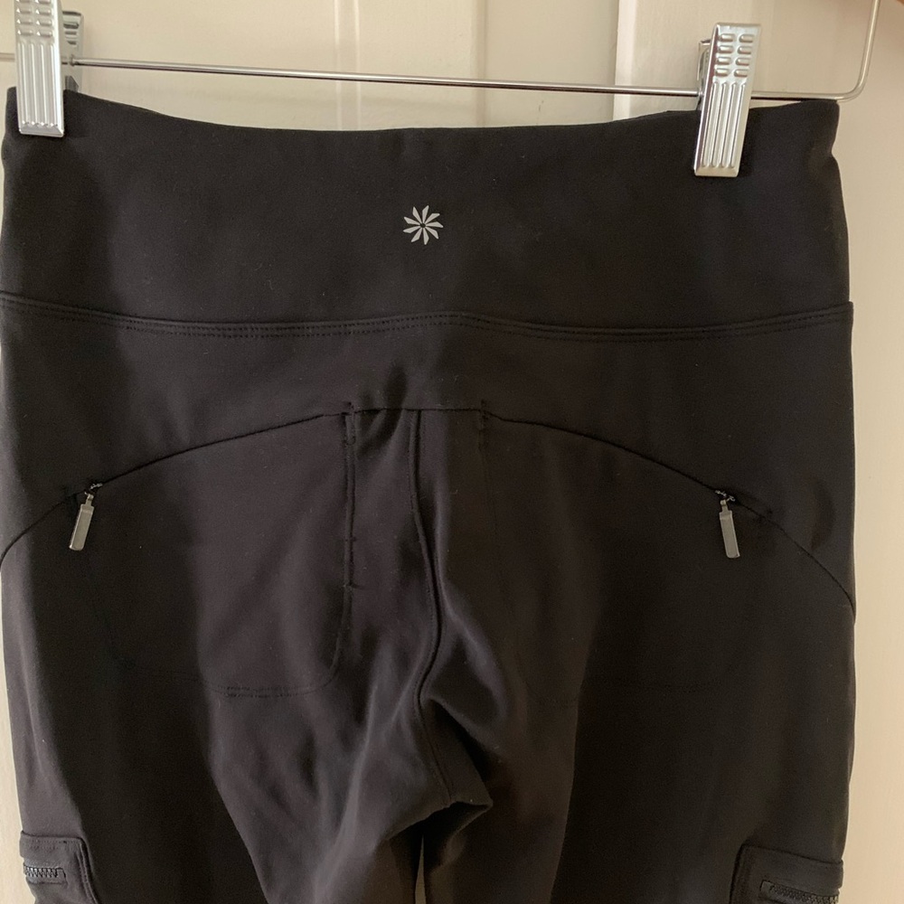 Athleta (2 pr.) Highlands Hybrid High Rise Cargo Leggings Sz. 2P